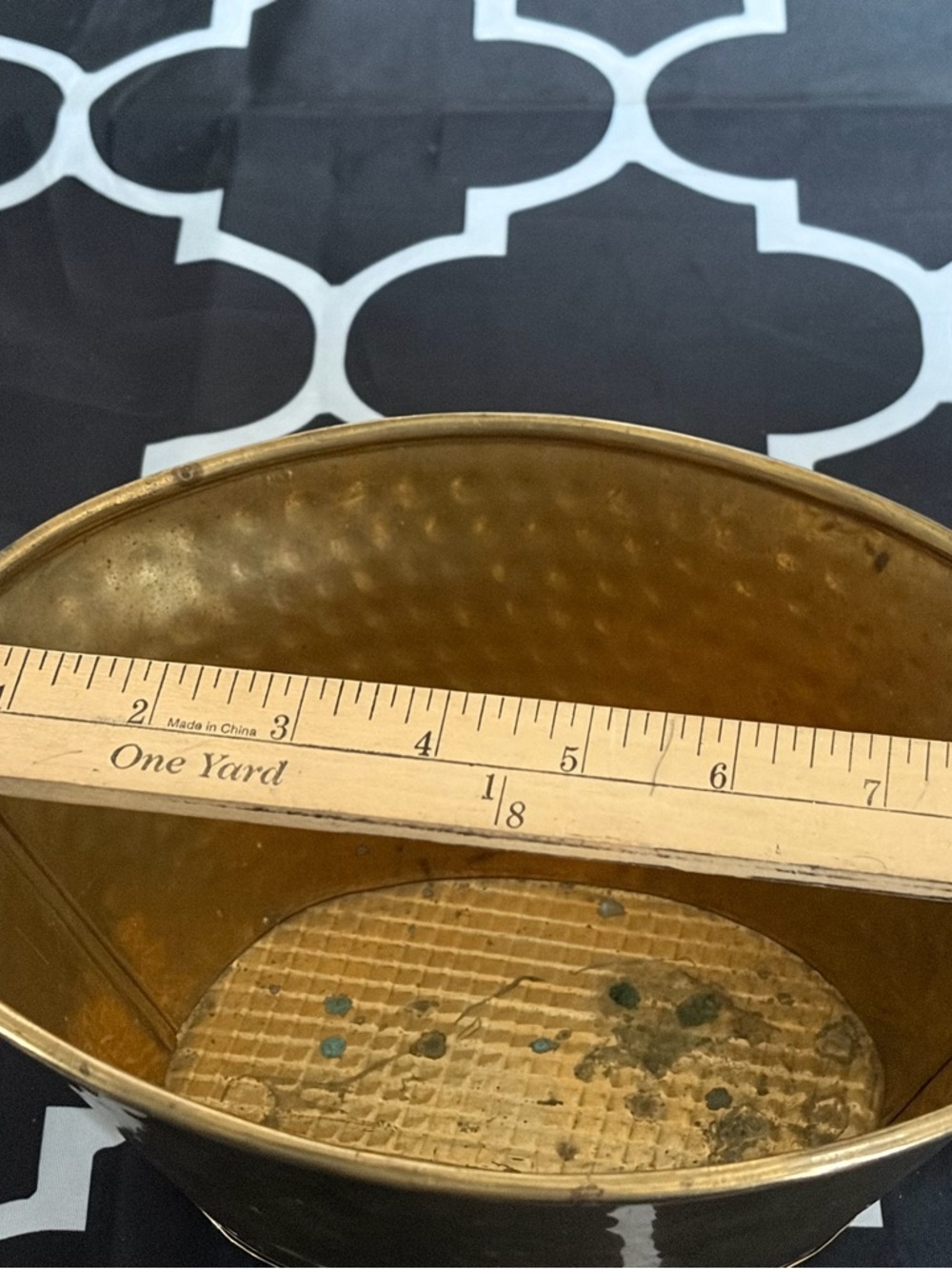 Vintage Brass Planters 2 Pieces - Picture 14 of 15